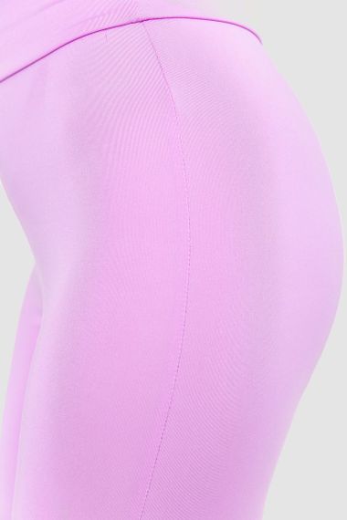 Велотреки жіночі однотонні, колір бузковий, 221R3019 | Зображення 4