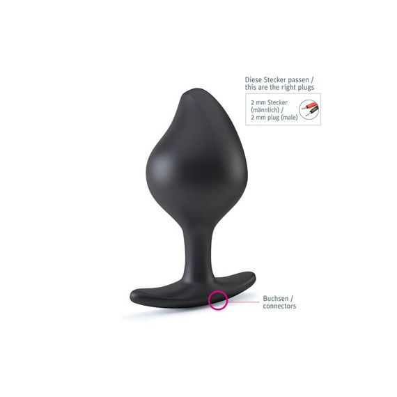 Силіконова анальна пробка Mystim Rocking Force L для електростимулятора, діаметр 4,7 см | Зображення 3