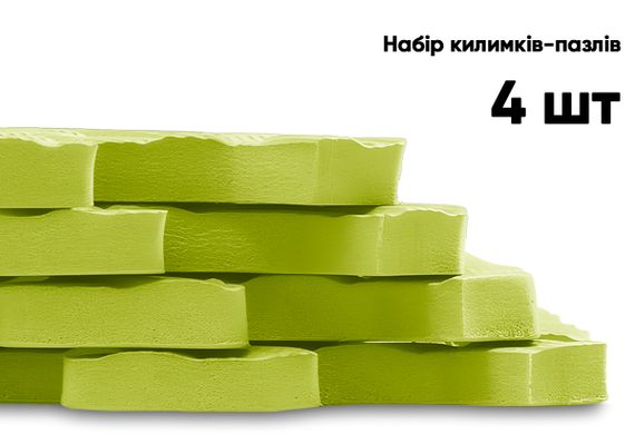 Мат-пазл EasyFit SwallowTail EVA 120х120х1 см отцами ласточкин хвост Желтый (EF-1950-Y) | Зображення 3