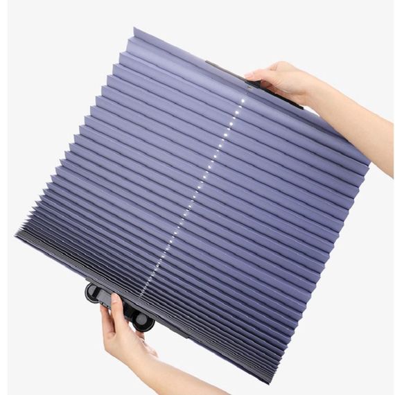 Шторка солнцезащитная на лобовое стекло 150х65см / Автошторка в машину | Зображення 3