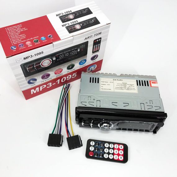 Автомобильная магнитола стерео звук MP3 1095/7336 BT ISO, Магнитола поддержка usb HU-56 | Зображення 5