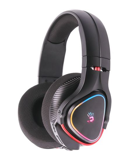 Навушники ігрові Bloody MR710, RGB, колір чорний | Зображення 2