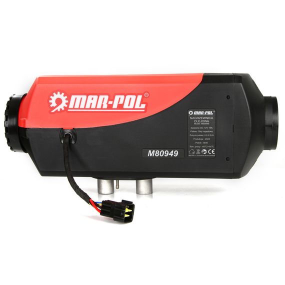 Масляний дизельний обігрівач 8 кВт, 12В, з пультом і дисплеєм, захист від перегріву | Зображення 2