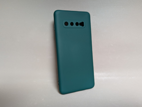 Чохол для Samsung Galaxy S10 Plus / Самсунг Гелаксі С10 Плюс, WAVE Colorful, силіконовий, матовий, зелений