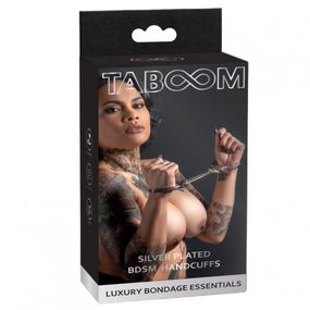 Наручники Taboom, металеві, срібні
