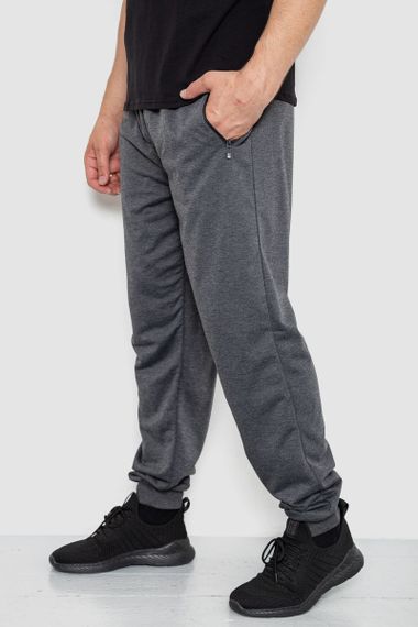 Спорт штани чоловічі, колір темно-сірий, 244R41512 | Зображення 2