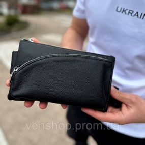 Поясна бананка унісекс 14х25х8, сумка конверт для телефону та документів TD-54928 чорна