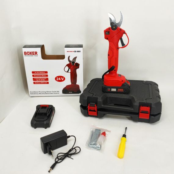 Секатор акумуляторний Boxer BX-9001 2 АКБ 24В IL-45 | Зображення 7