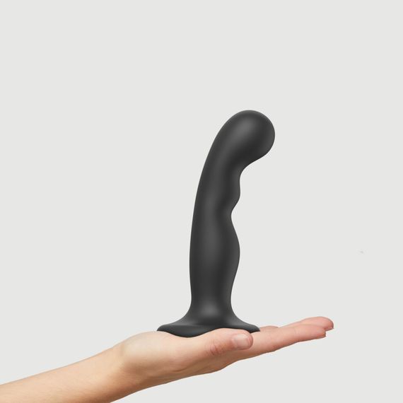Насадка для страпона Strap-On-Me Dildo Plug P&G Black M | Зображення 1