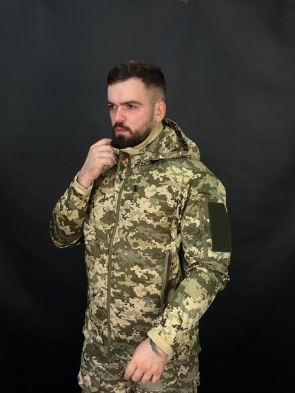 Тактична Полегшена Куртка Піксель Call Dragon 5.0 mm14 🐉 Демісезон