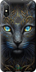Чохол на Xiaomi Redmi Note 6 Pro Кішка "5548b-1551-2448"