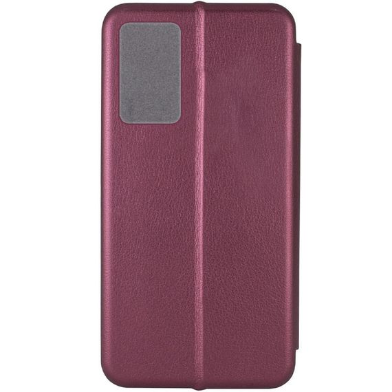 Шкіряний чохол-книжка Classy для Motorola Moto G24 / G04 / E14 Бордовий | Зображення 2