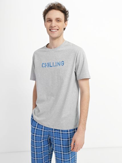 Комплект для чоловіків сірий меланж, 2XL | Зображення 2