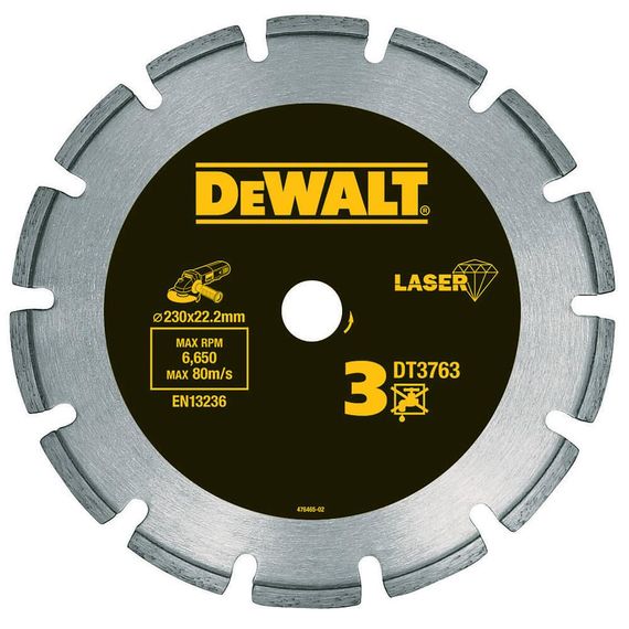 Диск алмазний 125x2х22.2 мм DeWALT DT3761