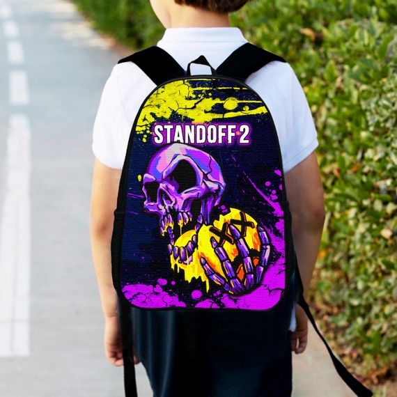 Рюкзак детский стендофф "Standoff2" 34х27см,городской ранец для мальчика с принтом (00345)