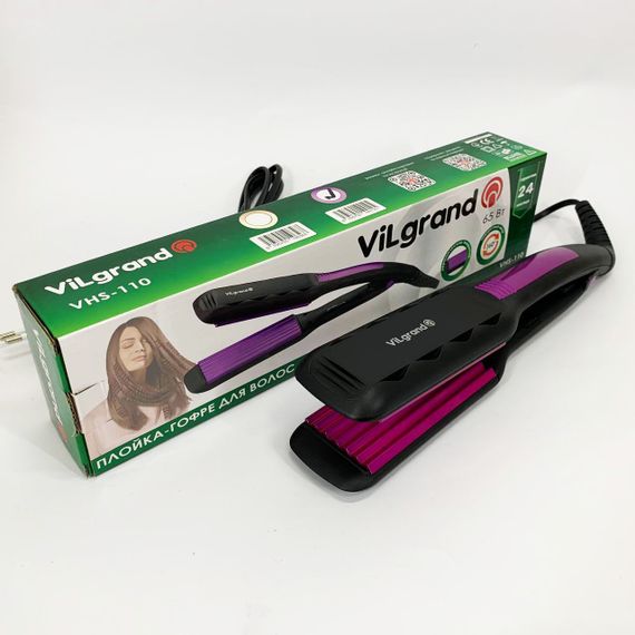 Укладка волос выпрямление ViLgrand, Выпрямитель для волос паровой, Эргономичный утюжок выпрямитель GO-75 | Зображення 6