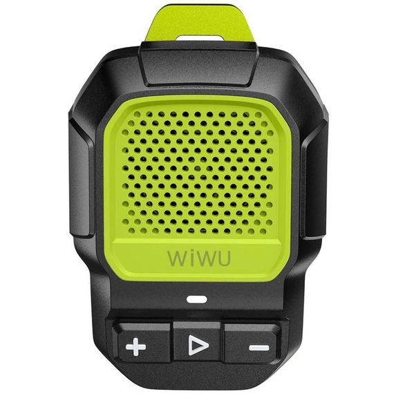 Bluetooth Колонка WiWU SPK-001 Buddy Fun with Magnetic Clip 3W Green | Зображення 3