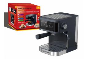 Кофеварка Еспресо зі стимером 1500Вт 15 бар Top Kitchen Tk00216