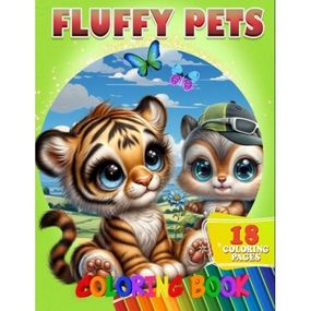 Раскраска для детей Fluffy Pets А05122410 формат А4