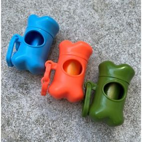Диспенсер в виде косточки под пакетики для выгула собак ( 15 пактиков в подарок)