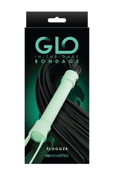 Флогер світиться NS Novelties GLO BONDAGE FLOGGER Sex Aura | Зображення 1