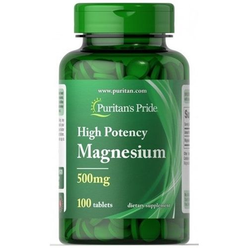 Микроэлемент Магний Puritan's Pride Magnesium 500 mg 100 Tabs