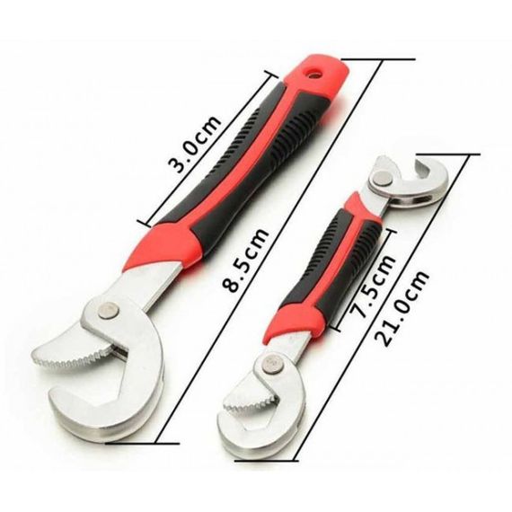 Набір для чоловіка: універсальний розвідний гайковий ключ Snapn + молоток Multi WL-122 hammer 18в1 | Зображення 1