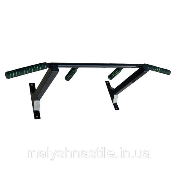 Настенный турник 2в1 "Wide Pro" NE-TR-14B черный, до 300 кг