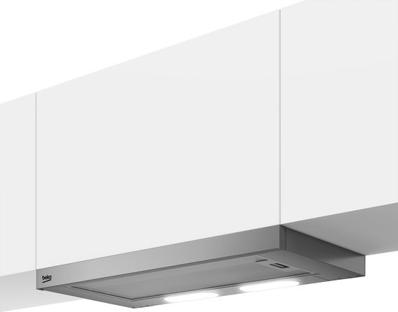 Витяжка Beko телескопічна, 60см, 483м3ч, нержавіюча сталь (HNT61310X) | Зображення 6