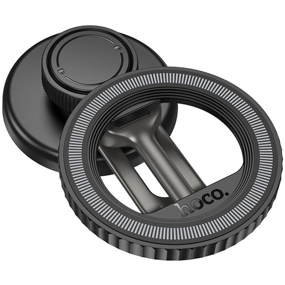 Автотримач Hoco H77 View (center console) Black / Metal gray | Зображення 3