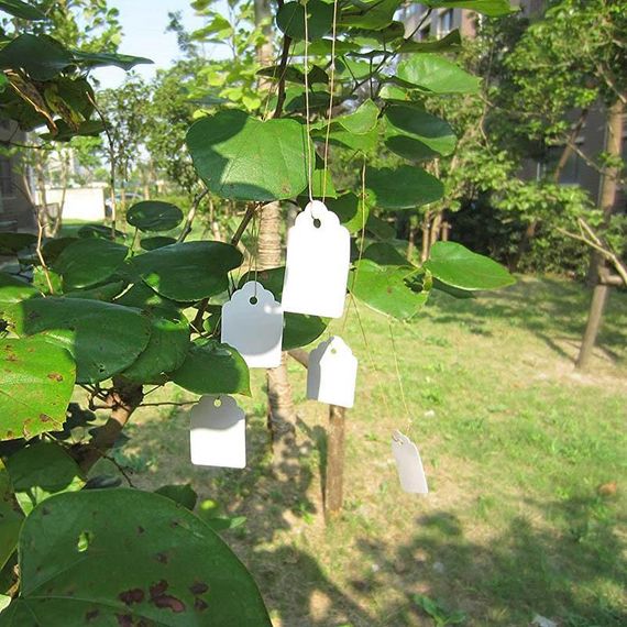 Висячие водонепроницаемые бирки, 100шт. | Зображення 2