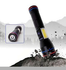 Ліхтарик PLD-231 White Laser LED XPRO з USB-зарядкою, 1х26650, Power Bank, магнітом, індикатором заряду та функцією зуму (47319-231_279)