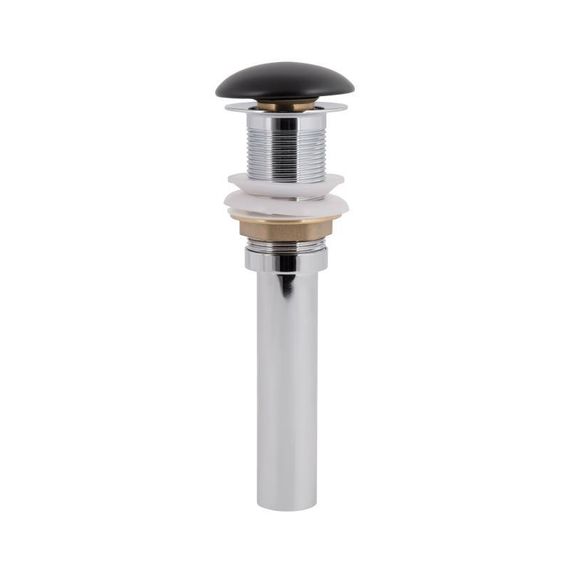 Донний клапан для раковини Qtap PU03 225х70х70 Matt black