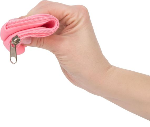 Сумка для зберігання секс-іграшок PowerBullet - Silicone Storage Zippered Bag Pink Sex Aura | Зображення 2