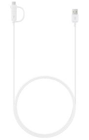 Кабель Samsung USB Combo Type-C &amp; Micro USB, 1.5m White (EP-DG930DWEGRU)