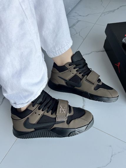 Кросівки Jordan x Trav3is Sco3tt Cut The Check Jumpman Jack Dark Mocha, В'єтнам 2059 40