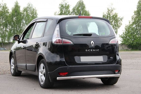 Задня дуга AK002 (нерж) для Renault Scenic/Grand 2009-2016 рр | Зображення 1