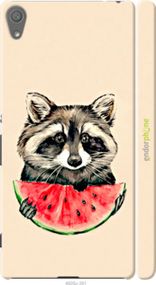 Чохол на Sony Xperia XA Ultra Dual F3212 Єнотик з кавуном "4605c-391-2448"