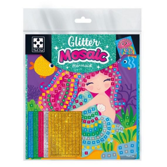 Набор для творчества со сверкающей мозаикой "Русалочка и Медуза" VT4511-13