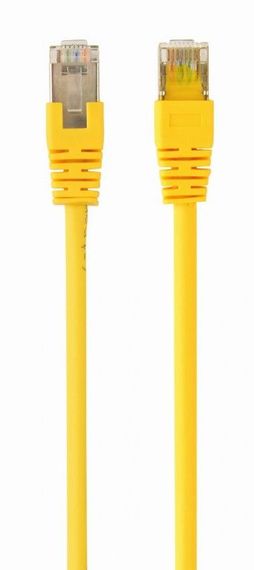 Патч корд Cablexpert PP22-1M/Y, FTP, литий,  50u" штекер із фіксатором, 1 м, жовтий