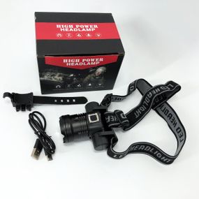 Тактичний налобний ліхтар на акумуляторі PLD-5835-P50, Налобний ліхтар з кріпленням на голову IE-61