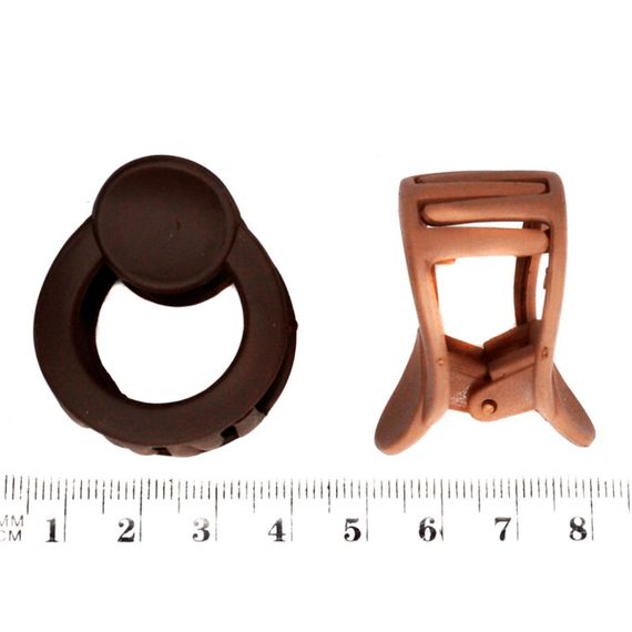 Набір крабиків для волосся матовий-S-14 0403-1025, 24 шт | Зображення 1