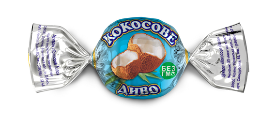 Цукерка Кокосове диво АМЕТИСТ ПЛЮС вагова 2000г (213813)