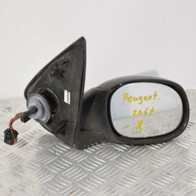 Дзеркало праве Peugeot 206+ 2009-2013 електричне 7 pin Дзеркало праве Пежо 206 Плюс 7 пінів 96725799XT