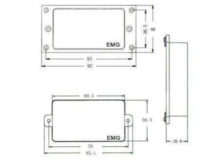 Активні хамбакери EMG 81/85 для електрогітари комплект | Зображення 5