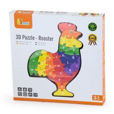 Пазл Viga Toys Петух (55244) | Зображення 1