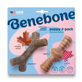 Набір іграшок для цуценят Benebone Puppy Pack Twig, 2 шт, 11 см