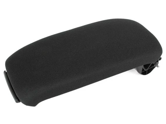 Audi A3 8P (03-12) кришка підлокітника з кнопкою і оббивкою, чорна тканина, Ауді А3 8П