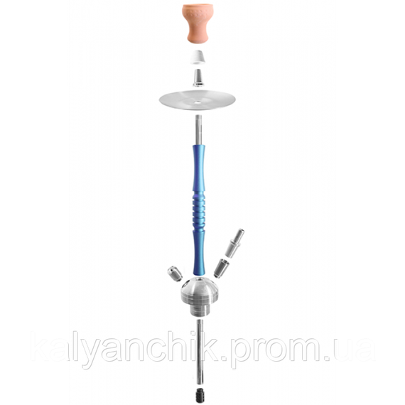 Кальян Kaya INOX Tradi Castor Blue 2S | Зображення 2