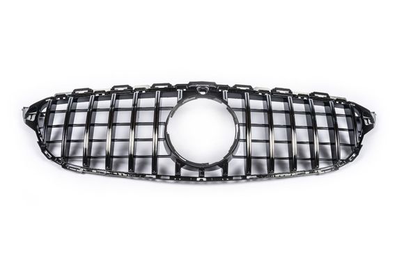 Передня решітка GT 2014-2018, без камери для Mercedes C-сlass W205 2014-2021рр. | Зображення 1
